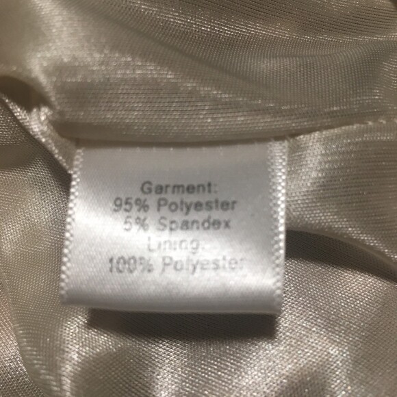 NWT Dare Apparel dress Womens Medium maroon cream geometric 3/4 flutter sleeve - Picture 4 of 7